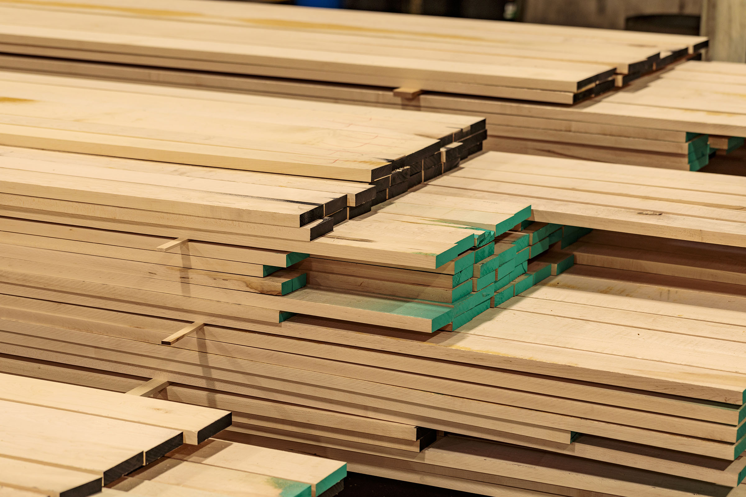 Stacked Lumber